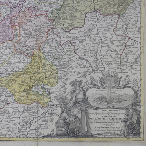 67 - World Maps; German States and Central Europe; A collection of good 17th and 18thC engraved maps, inc... 