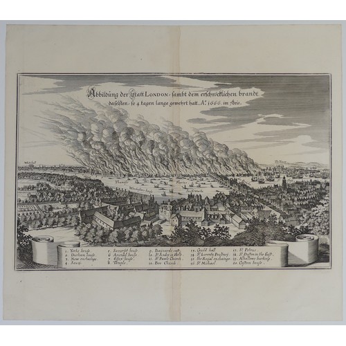 81 - 'A Plan of the City of London after the great Fire.....according to the design and proposal of Sr. C... 