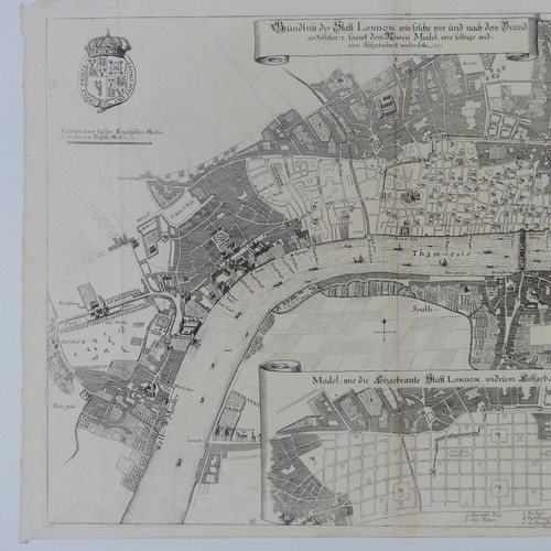 81 - 'A Plan of the City of London after the great Fire.....according to the design and proposal of Sr. C... 