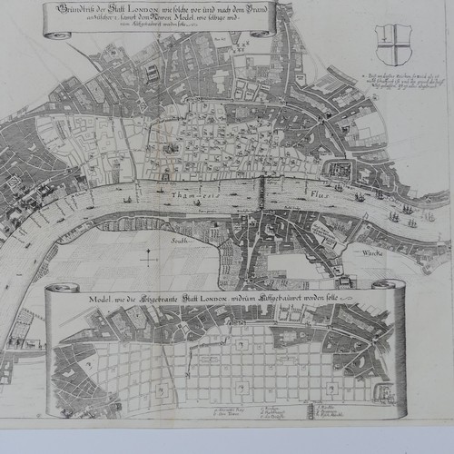 81 - 'A Plan of the City of London after the great Fire.....according to the design and proposal of Sr. C... 