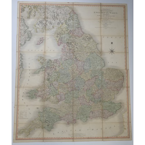 33 - Cary (John), Cary's Reduction of his Large Map of England and Wales with Part of Scotland..... Turnp... 