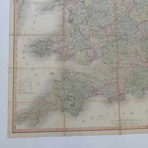 33 - Cary (John), Cary's Reduction of his Large Map of England and Wales with Part of Scotland..... Turnp... 