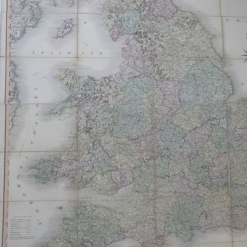 33 - Cary (John), Cary's Reduction of his Large Map of England and Wales with Part of Scotland..... Turnp... 