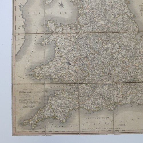 33 - Cary (John), Cary's Reduction of his Large Map of England and Wales with Part of Scotland..... Turnp... 