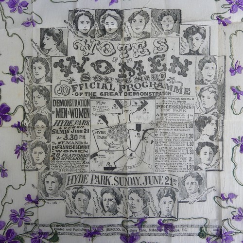 207 - Suffragette Interest; A 'Souvenir Official Programme of the Great Demonstration', Hyde Park, Sunday ... 