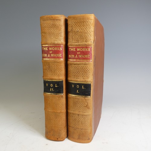 94 - Harris (Walter); 'The Whole Work of Sir James Ware concerning Ireland Revised and Improved', 2 vols,... 