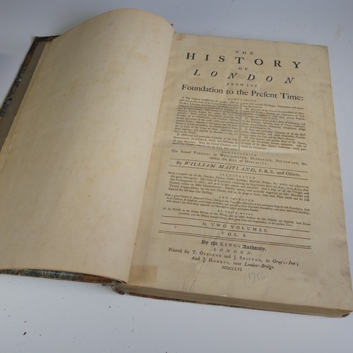 95 - Manning (Owen and Bray, William);. 'The History and Antiquities of the County of Surrey', 3 folio vo... 