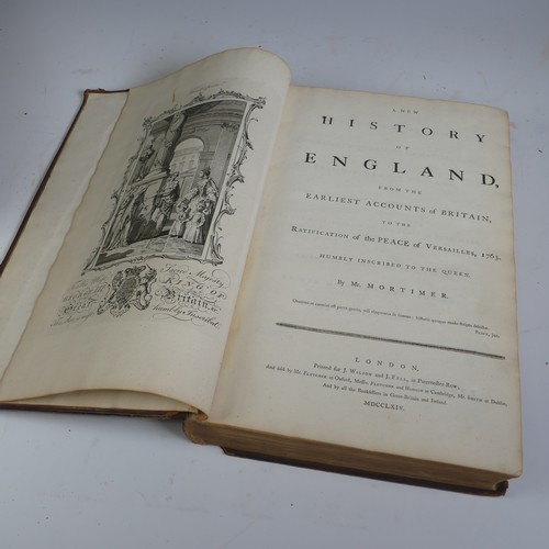 96 - Mortimer (M); 'A new History of England.....', printed for J. Wilson and J. Fell, London 1764, 3 vol... 