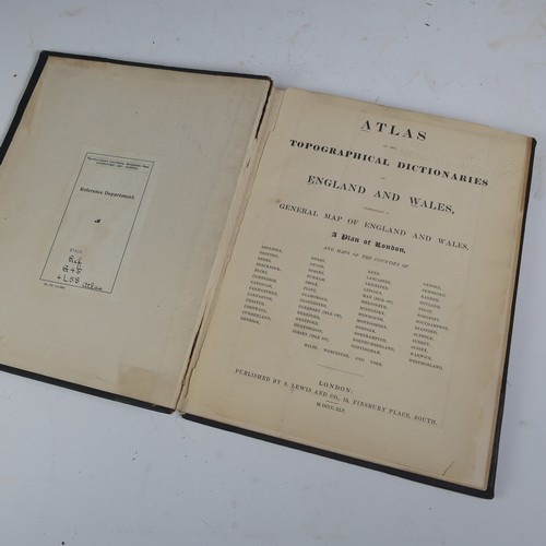 97 - Lewis (Samuel); 'A Topographical Dictionary of England.....', fifth edition, published 1845 in four ... 