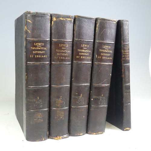 97 - Lewis (Samuel); 'A Topographical Dictionary of England.....', fifth edition, published 1845 in four ... 