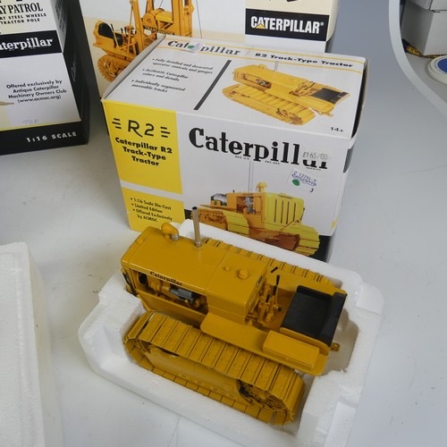 305 - Four SpecCast Caterpillar 1:16 Scale models, comprising A No.4 Hi-way patrol, a D2 Track-Type Tracto... 