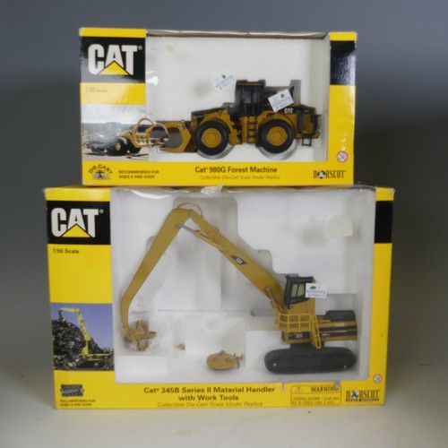 310 - A collection of 6 Norscott 1:50 scale boxed Caterpillar models to include; Cat 365B L Series II Exca... 