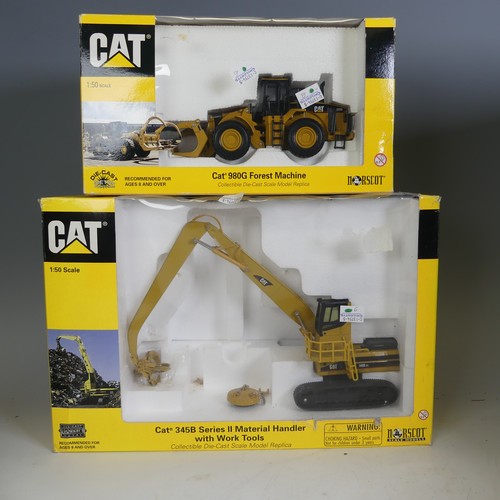 310 - A collection of 6 Norscott 1:50 scale boxed Caterpillar models to include; Cat 365B L Series II Exca... 