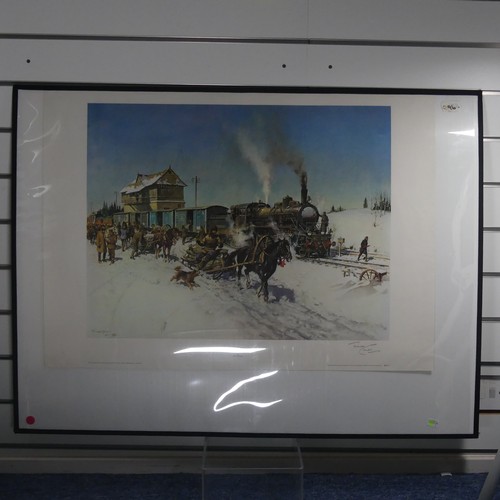 209 - After Terence Cuneo (British 1907-1996), eleven various prints, including some signed numbered limit... 