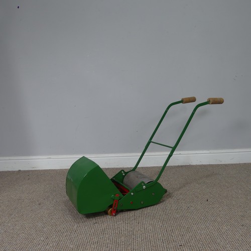 319 - A vintage Webb miniature push-along toy Lawn Mower, appx. H:60cm x L:90cm.