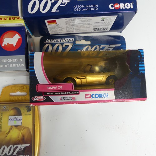 334 - Corgi / James Bond 007 interest: Corgi 02403 50th Goldfinger Anniversary 007 Aston Martin DB5, gold,... 