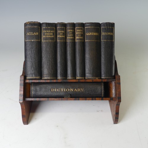 152 - Asprey & Co.; A miniature 'Reference Library', c.1920's comprising, English Dictionary, Encyclop... 