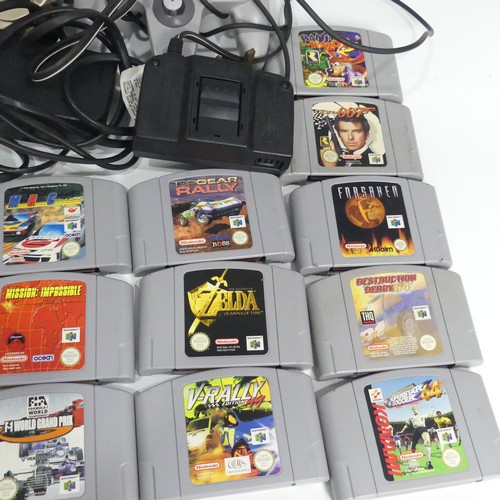 241 - A small quantity of Nintendo Games, including; Mario Kart 64, Superstar Soccer 64, Destruction Derby... 