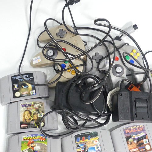 241 - A small quantity of Nintendo Games, including; Mario Kart 64, Superstar Soccer 64, Destruction Derby... 