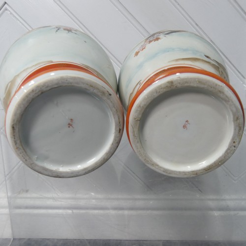 361 - A pair of Japanese Kutani Vases, H 30.5 cm(2)