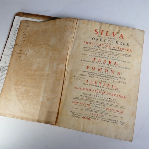 128 - Evelyn (John); 'Silva, or a Discourse of Forest-Trees,......' fourth edition, folio, printed for Rob... 