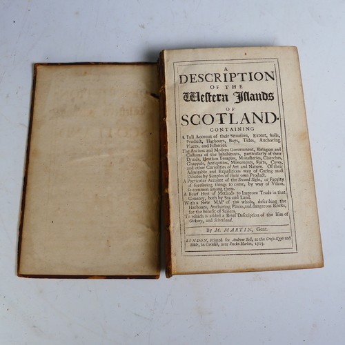 131 - Martin (Martin), 'A Description of the Western Islands of Scotland', first edition, 1703, complete w... 