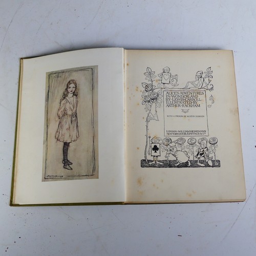 134 - Carroll (Lewis); 'Alice's Adventures in Wonderland', illustrated by Arthur Rackham, pub. Heinemann, ... 