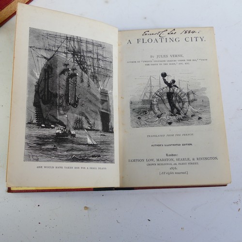 133 - Verne (Jules); 'Twenty Thousand Leagues Under the Sea', two parts in one, and  'A Floating City', bo... 