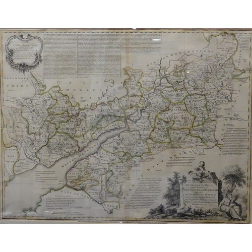 49 - Speed (John); 'Buckingham bth Shyre and Shire Towne describ.', published Henry Overton, circa 1720, ... 