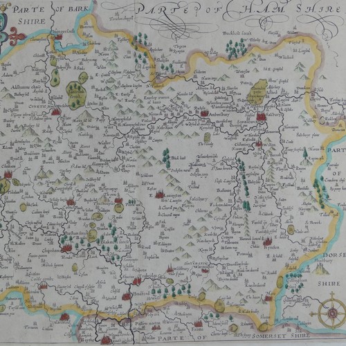 41 - British County Maps; Worcestershire and Gloucestershire, including  Saxton (Christopher & Kip Wl... 