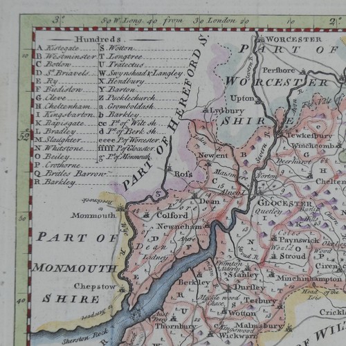 41 - British County Maps; Worcestershire and Gloucestershire, including  Saxton (Christopher & Kip Wl... 