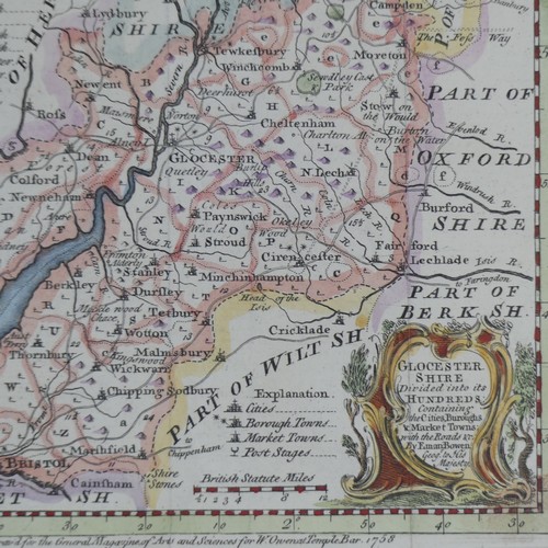 41 - British County Maps; Worcestershire and Gloucestershire, including  Saxton (Christopher & Kip Wl... 