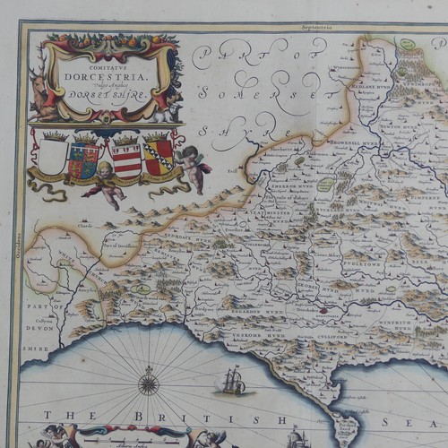 28 - British County Maps; South West England, incuding Jansson 'Comitatus Dorcestria vulgo Anglice Dorset... 