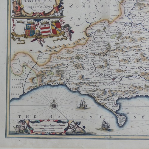 28 - British County Maps; South West England, incuding Jansson 'Comitatus Dorcestria vulgo Anglice Dorset... 