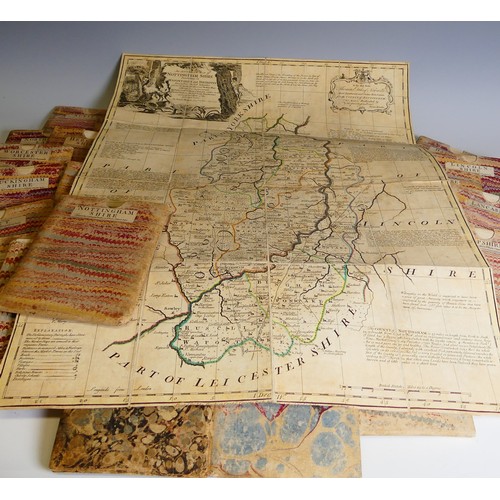 83 - A collection of mid 18thC British County Maps printed for Carington Bowles, probably from their 1767... 