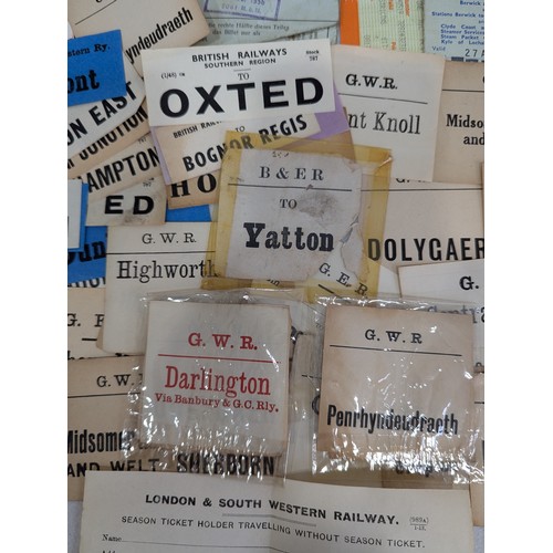 352 - Transport interest: a large quantity of mainly Edmondson style railway tickets, including bus and tr... 