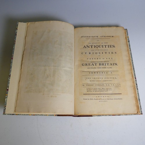 91 - Stukeley (William); 'Itinerarium Curiosum. Or, an Account of the Antiquitys and Remarkable Curiosity... 