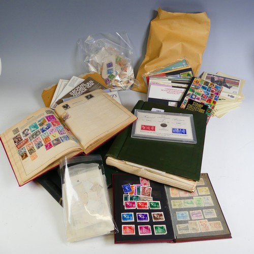 165 - Stamps; An accumulation of Stamps and Covers, in albums and loose, with China etc., (one box)... 