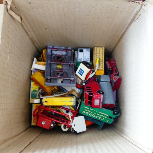 337 - A good quantity of unboxed, play-worn diecast model vehicles, mainly Corgi Toys, but including some ... 