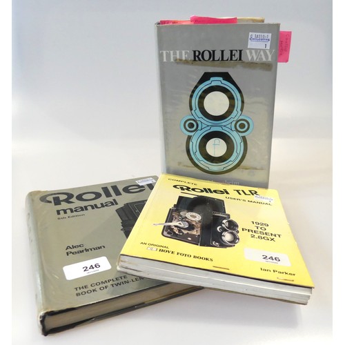 246 - Franke & Heidecke Rolleiflex model 3.5F Twin Lens Reflex Camera, serial number 3.5F 2286895, Car... 