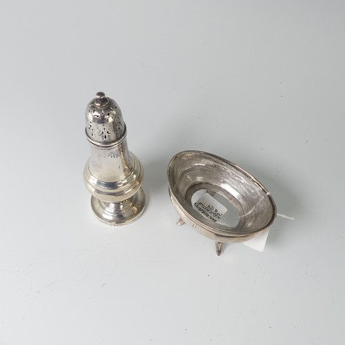 11 - A George III silver Open Salt, by Ann Robertson, hallmarked Newcastle, no date letter, c.1810, of na... 