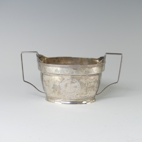 6 - A George III silver Sugar Bowl, by Christian Ker Reid, hallmarked Newcastle, no date latter, c.1810,... 