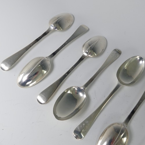 27 - A set of ten Victorian silver Table Spoons, by Francis Higgins II, hallmarked London 1895, monogramm... 