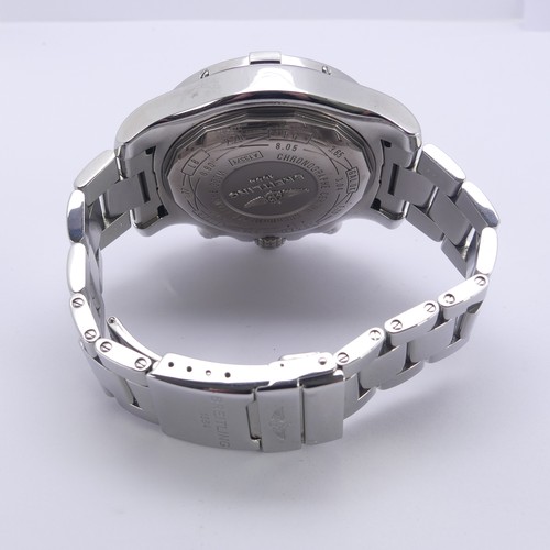 71 - A Breitling Super Avenger II Chronograph stainless steel gentleman's bracelet Wristwatch, ref. A1337... 