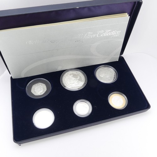 291 - The Royal Mint 2007 'United Kingdom family silver collection', six proof silver coin set in presenta... 