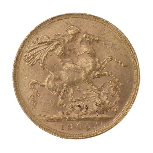 294 - A Victorian gold Sovereign, dated 1900.