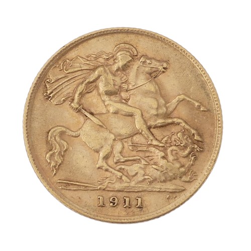 295 - A George V gold Half Sovereign, dated 1911.