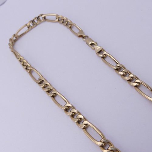 193 - A 9ct yellow gold curblink Chain, 51cm long, 11.2g.