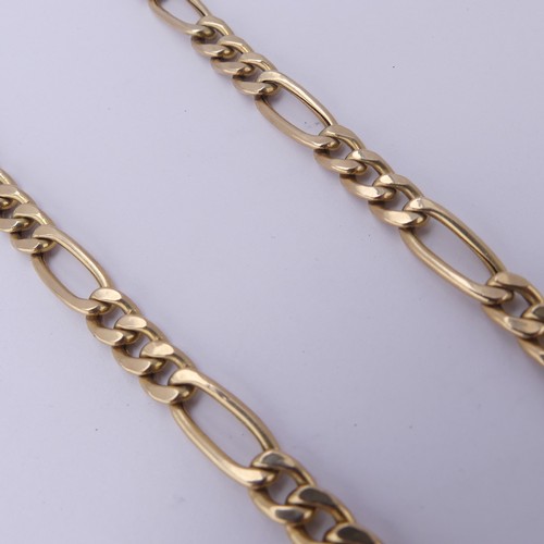 193 - A 9ct yellow gold curblink Chain, 51cm long, 11.2g.