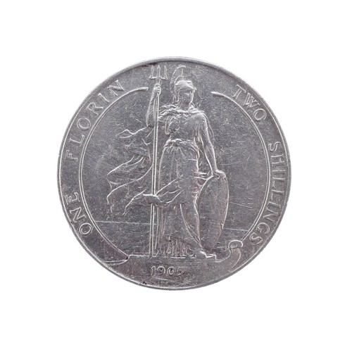 297 - An Edward VII Florin, dated 1905.